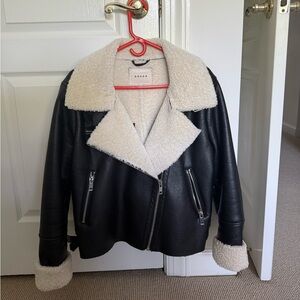 Blank NYC Black and Cream Jacket